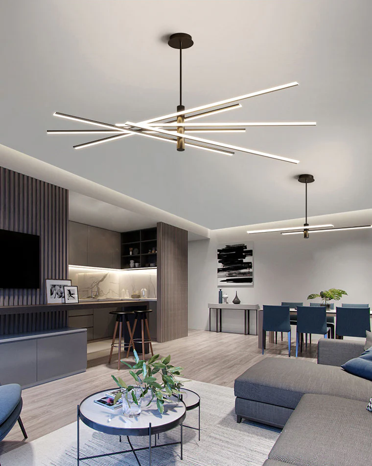 WOMO Adjustable Linear Led Chandelier-WM2026 - Image 13
