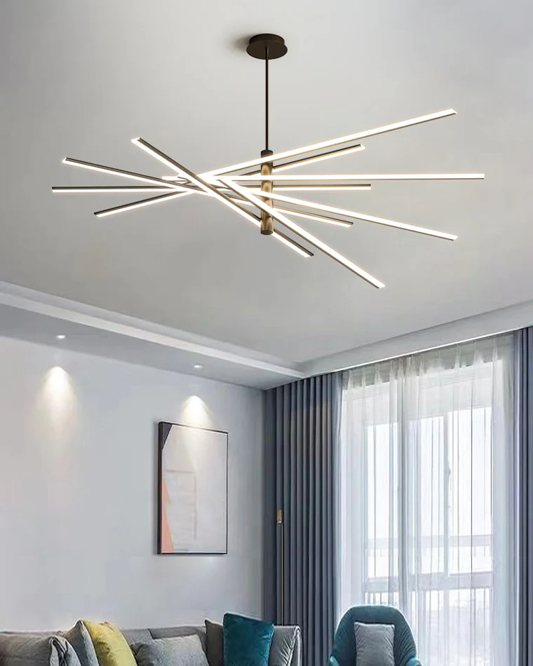WOMO Adjustable Linear Led Chandelier-WM2026 - Image 23