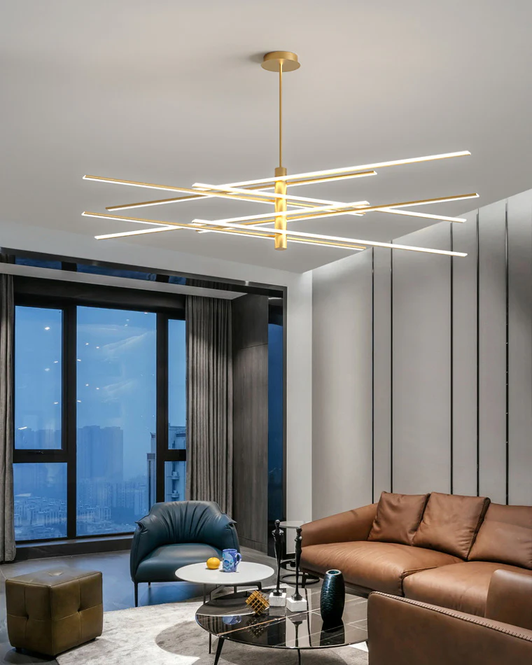 WOMO Adjustable Linear Led Chandelier-WM2026 - Image 25
