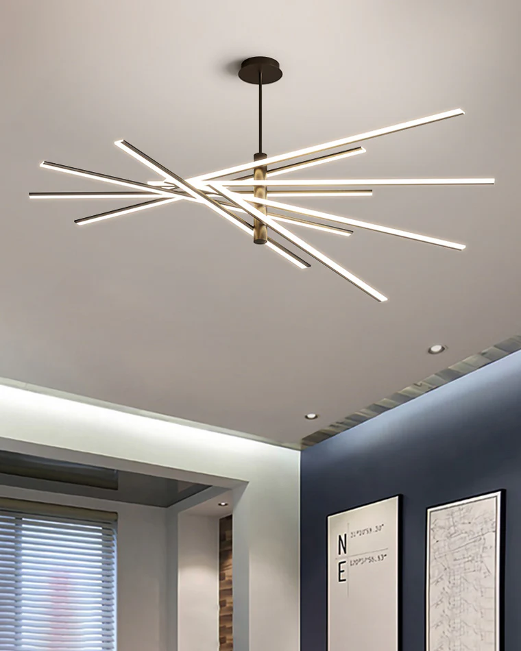 WOMO Adjustable Linear Led Chandelier-WM2026 - Image 6