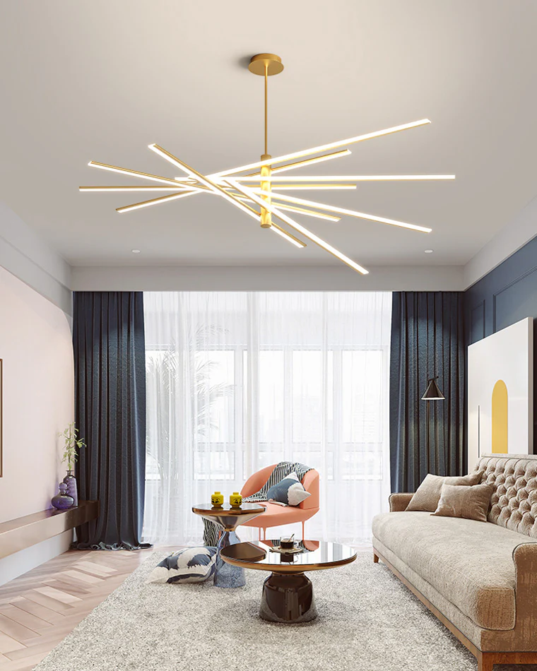 WOMO Adjustable Linear Led Chandelier-WM2026 - Image 8