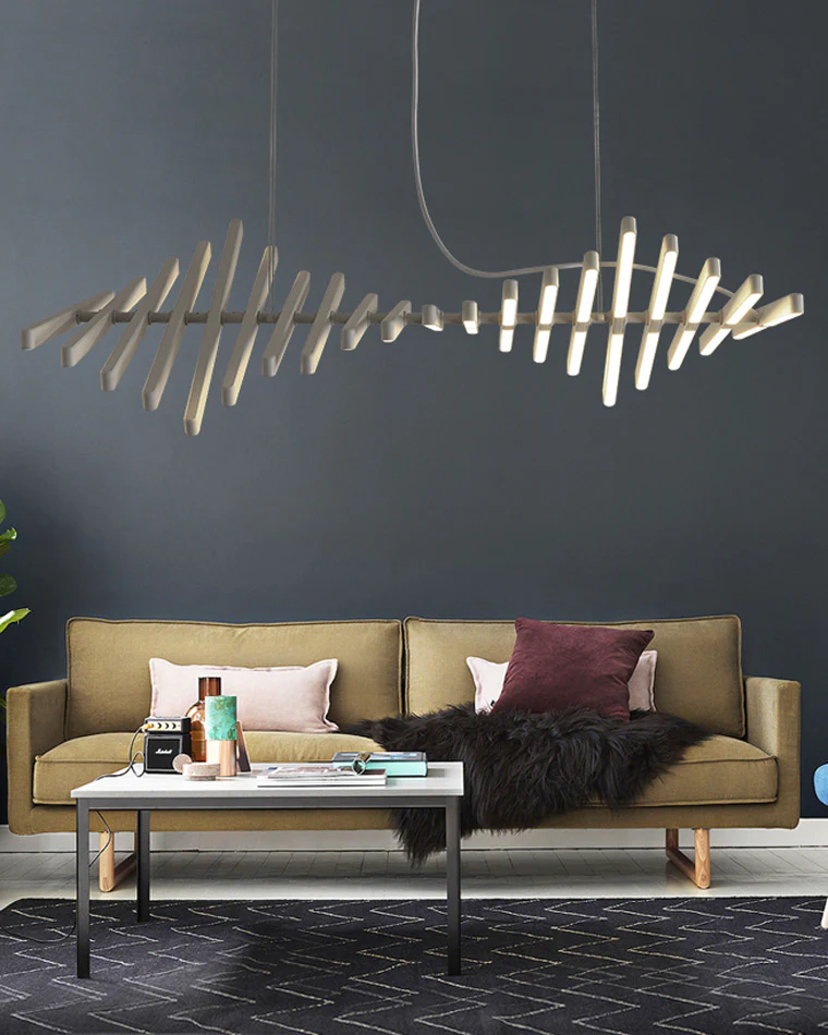 WOMO Adjustable Fish Bone Chandelier-WM2039 - Image 11