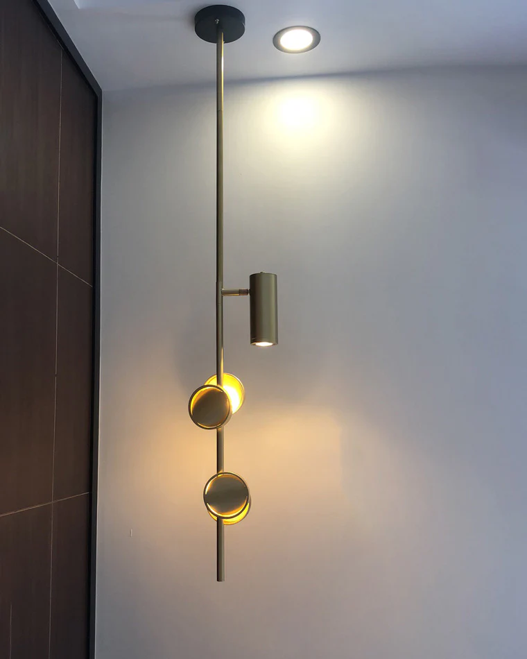 WOMO Sculptural Linear/Vertical Pendant Chandelier-WM2041 - Image 17