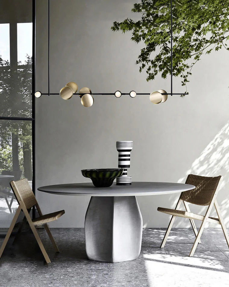 WOMO Sculptural Linear/Vertical Pendant Chandelier-WM2041 - Image 4