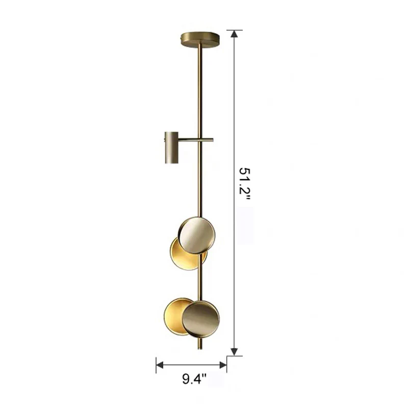 WOMO Sculptural Linear/Vertical Pendant Chandelier-WM2041 - Image 40
