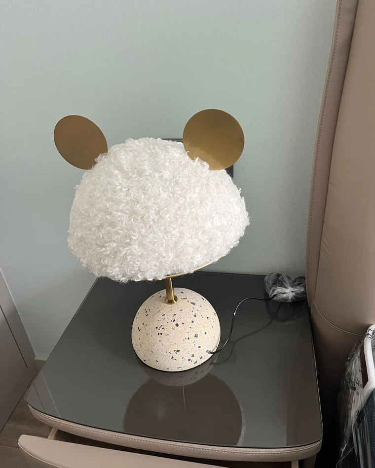 WOMO Cute Mickey/Minnie Terrazzo Table Lamp for Children-WM8017 - Image 11