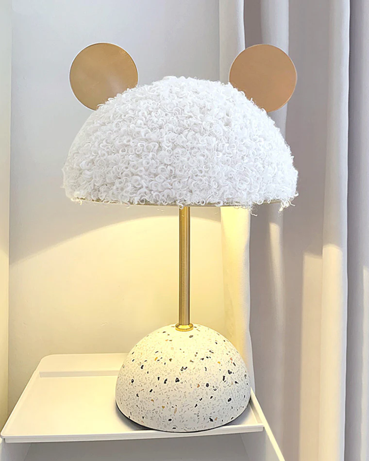 WOMO Cute Mickey/Minnie Terrazzo Table Lamp for Children-WM8017 - Image 12