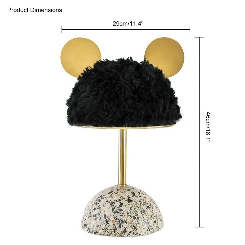 WOMO Cute Mickey/Minnie Terrazzo Table Lamp for Children-WM8017 - Image 18