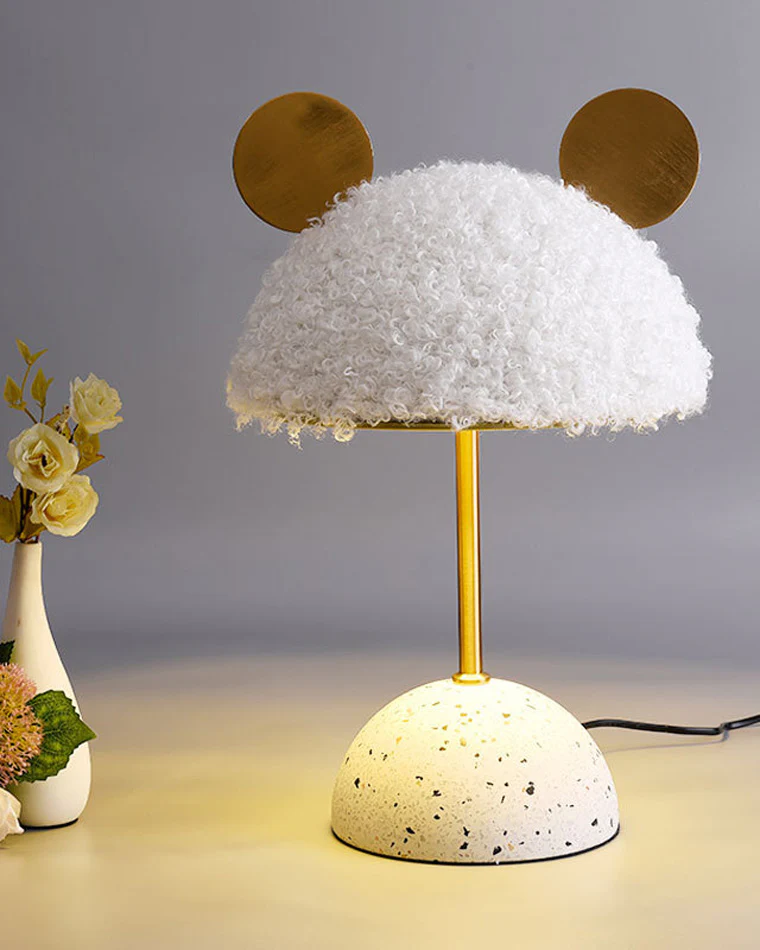 WOMO Cute Mickey/Minnie Terrazzo Table Lamp for Children-WM8017 - Image 4
