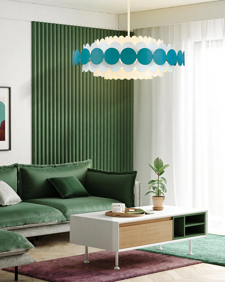 WOMO Scandi Scalloped Round Chandelier-WM2140 - Image 12