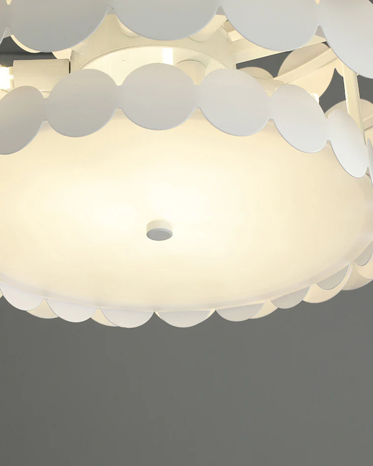 WOMO Scandi Scalloped Round Chandelier-WM2140 - Image 17