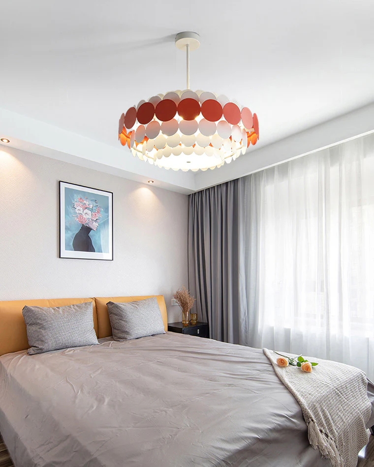 WOMO Scandi Scalloped Round Chandelier-WM2140 - Image 6