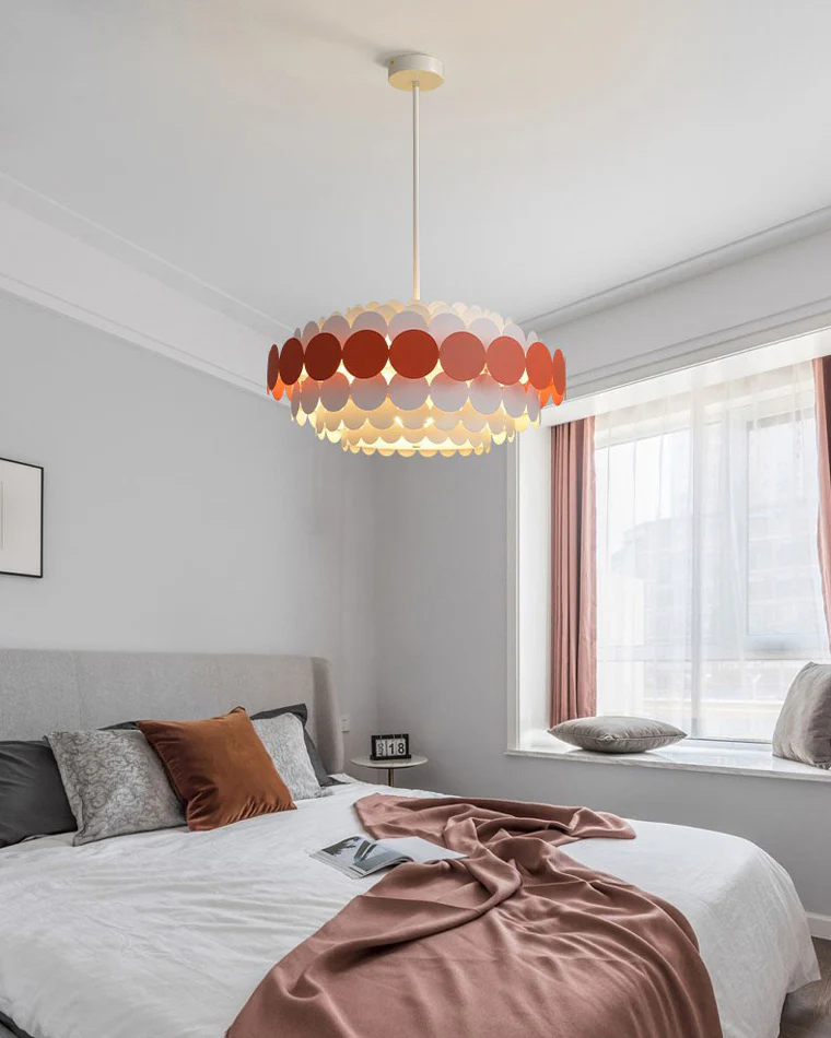 WOMO Scandi Scalloped Round Chandelier-WM2140 - Image 8