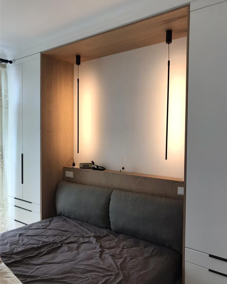 WOMO Single Tube Pendant Light for Bedroom-WM2007 - Image 16