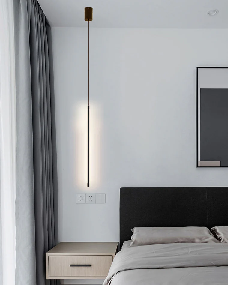 WOMO Single Tube Pendant Light for Bedroom-WM2007 - Image 4