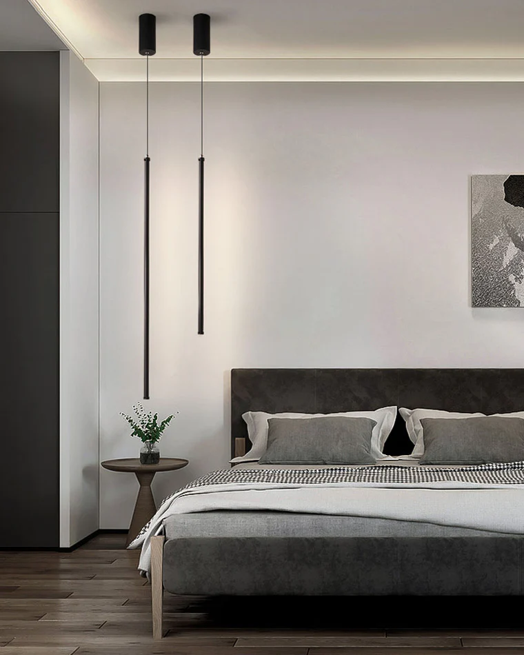 WOMO Single Tube Pendant Light for Bedroom-WM2007 - Image 7