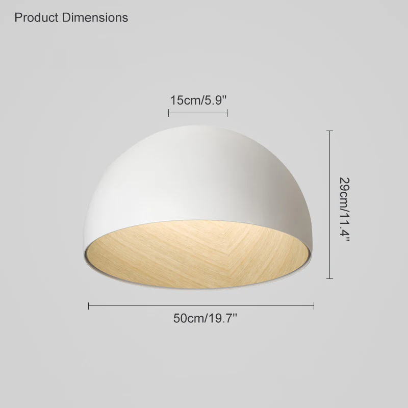 WOMO Dome Asymmetrical Flush Mount Ceiling Light-WM1020 - Image 20