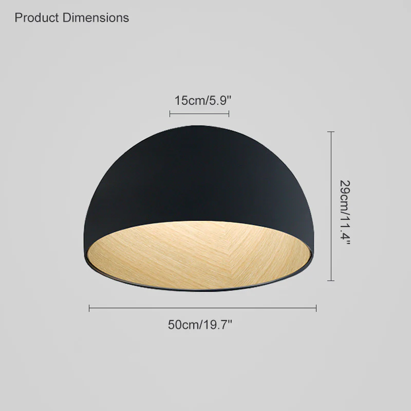 WOMO Dome Asymmetrical Flush Mount Ceiling Light-WM1020 - Image 24