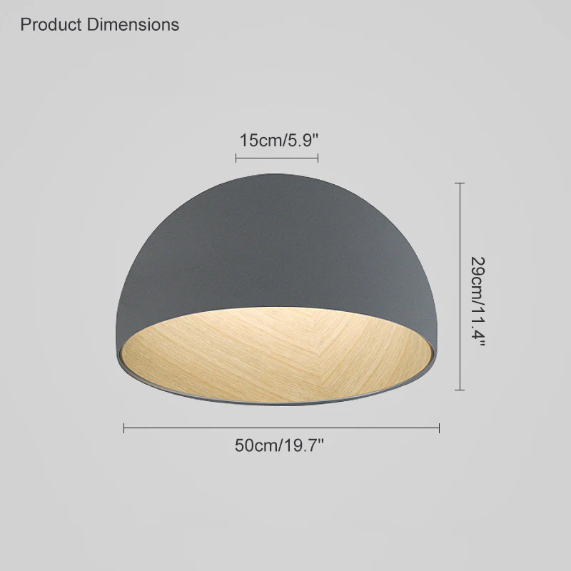 WOMO Dome Asymmetrical Flush Mount Ceiling Light-WM1020 - Image 28