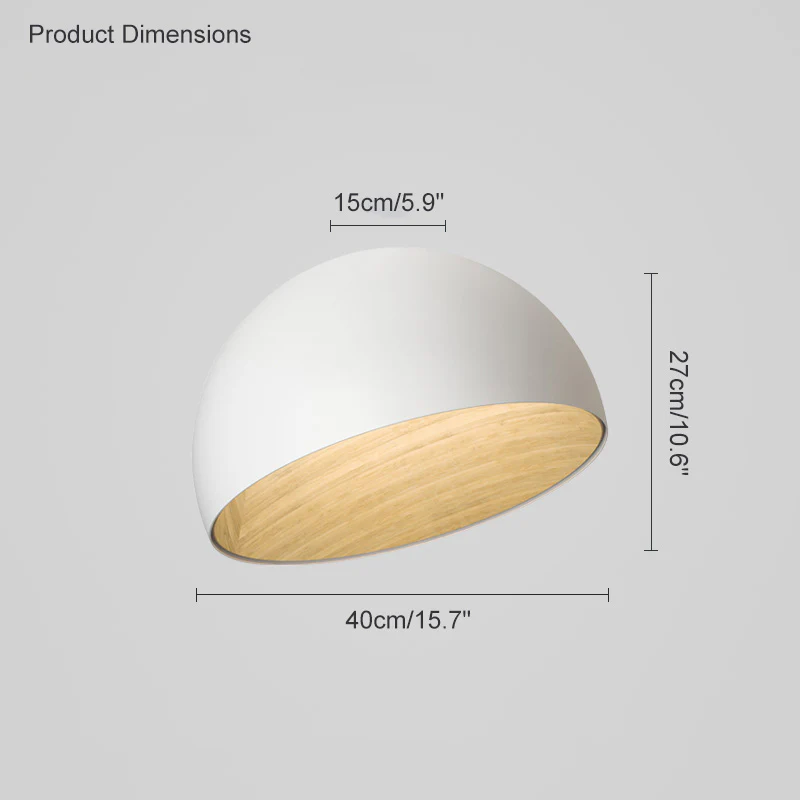 WOMO Dome Asymmetrical Flush Mount Ceiling Light-WM1020 - Image 30