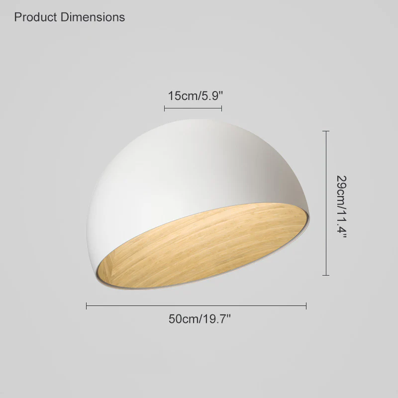 WOMO Dome Asymmetrical Flush Mount Ceiling Light-WM1020 - Image 32