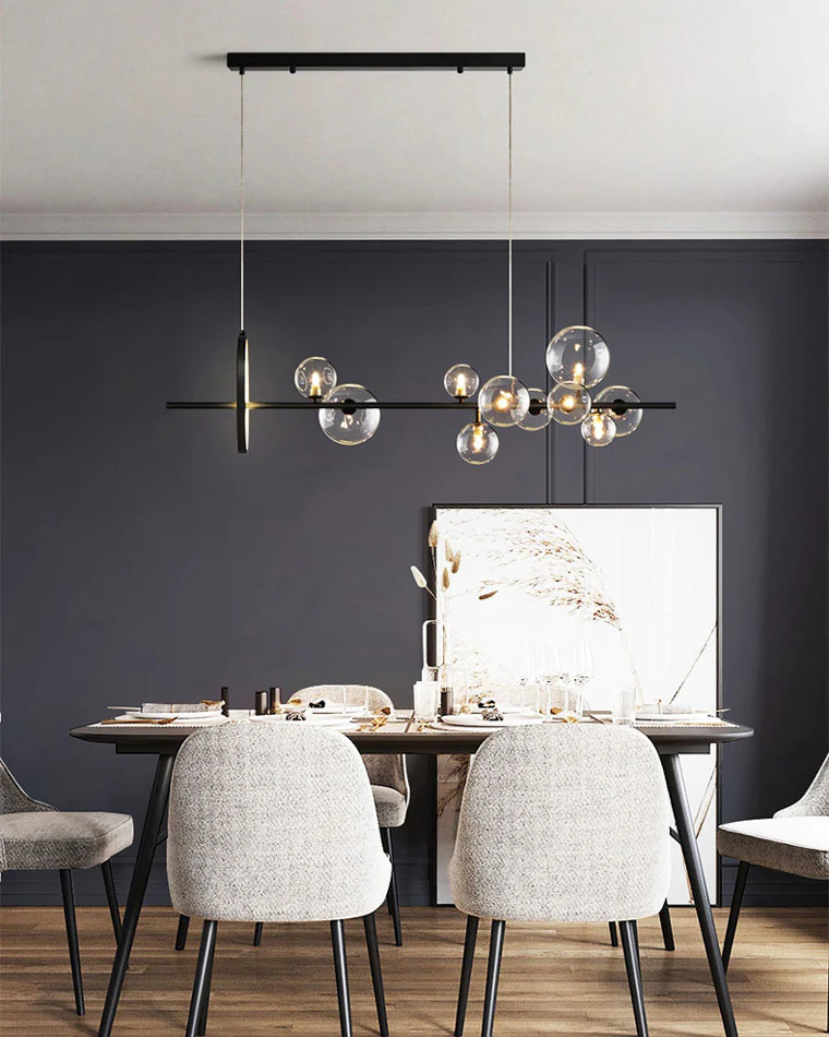 WOMO Linear Glass Bubble Chandelier-WM2040 - Image 12