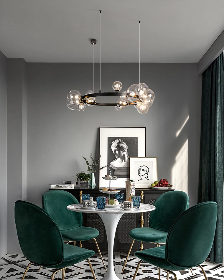 WOMO Linear Glass Bubble Chandelier-WM2040 - Image 19