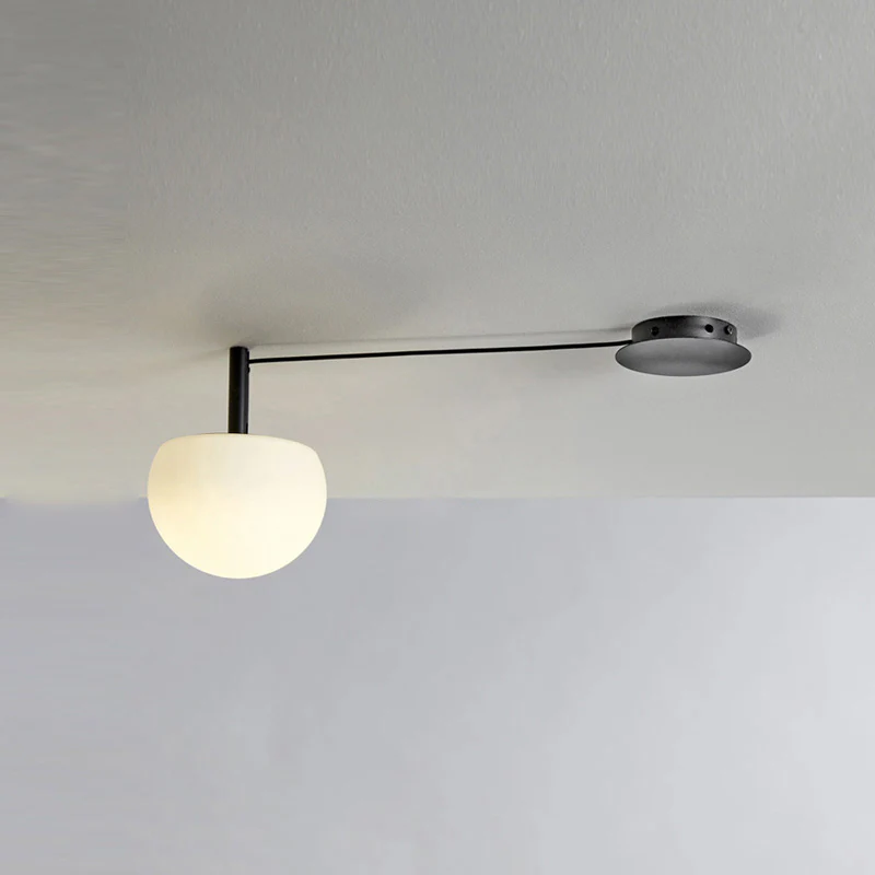 WOMO Custom Frosted Glass Globe Ceiling Light-WM1029 - Image 14