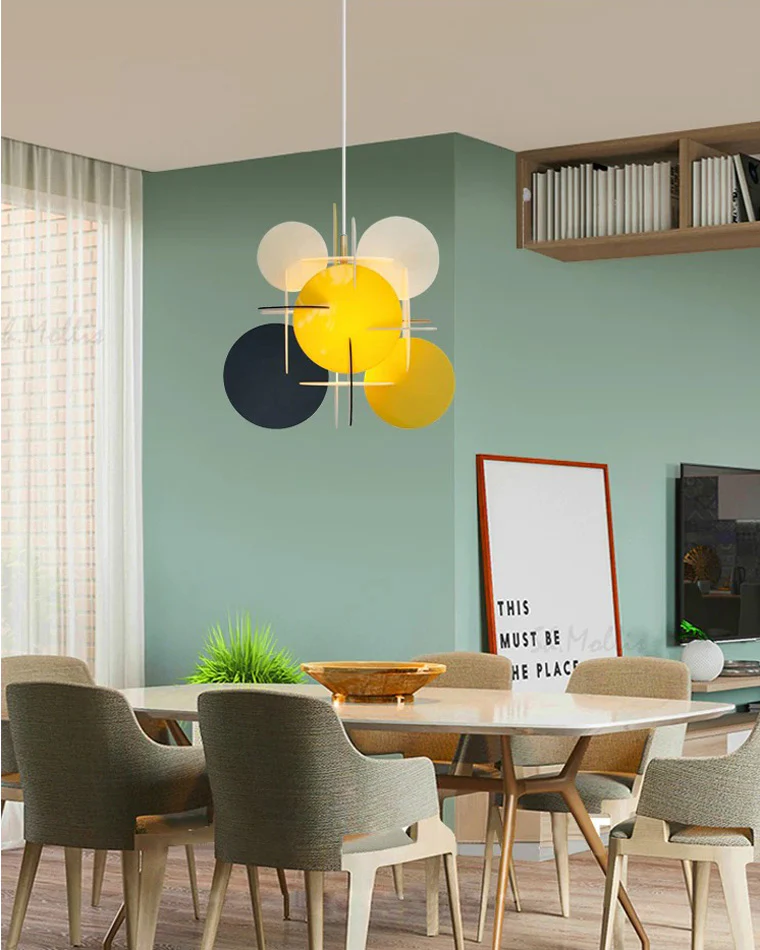 WOMO Disc Sculptural Pendant Light-WM2112 - Image 12