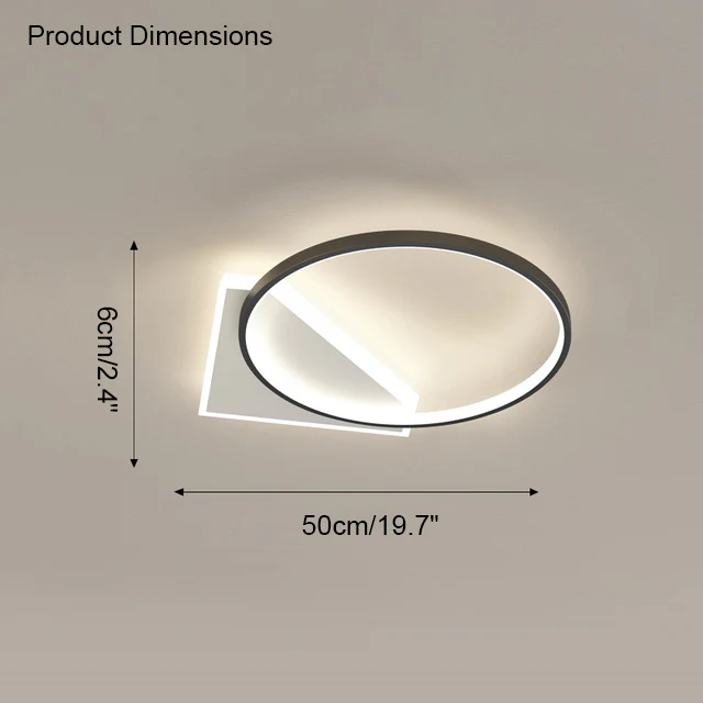 WOMO Geometric Flat Ceiling Light-WM1031 - Image 16