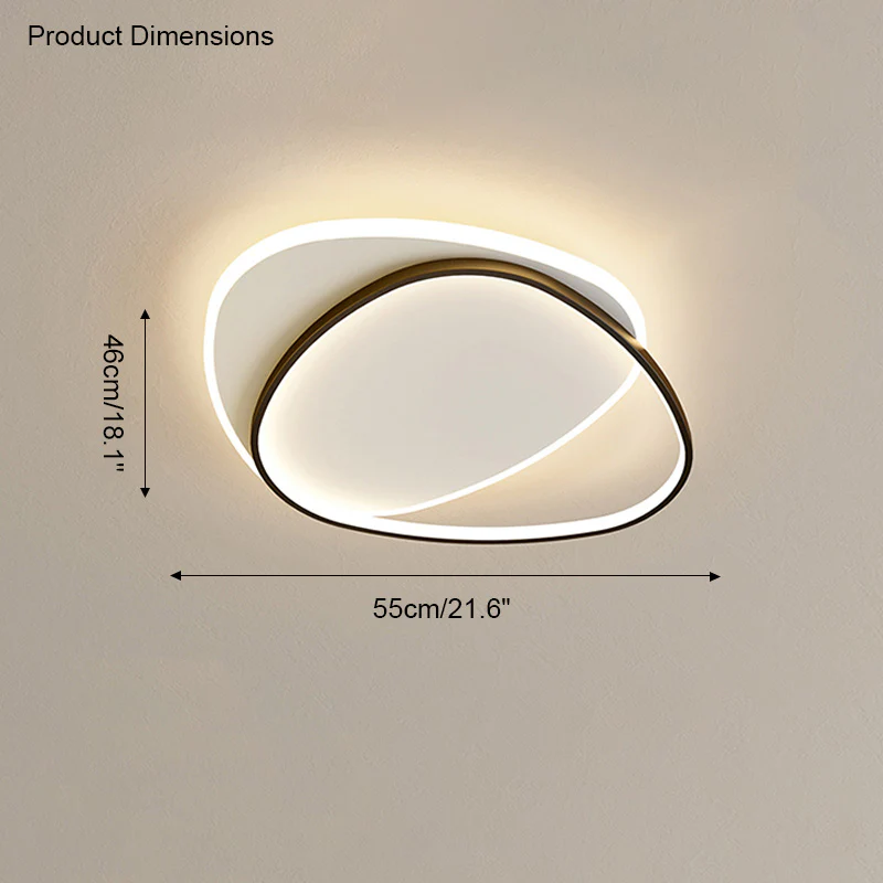 WOMO Geometric Flat Ceiling Light-WM1031 - Image 20