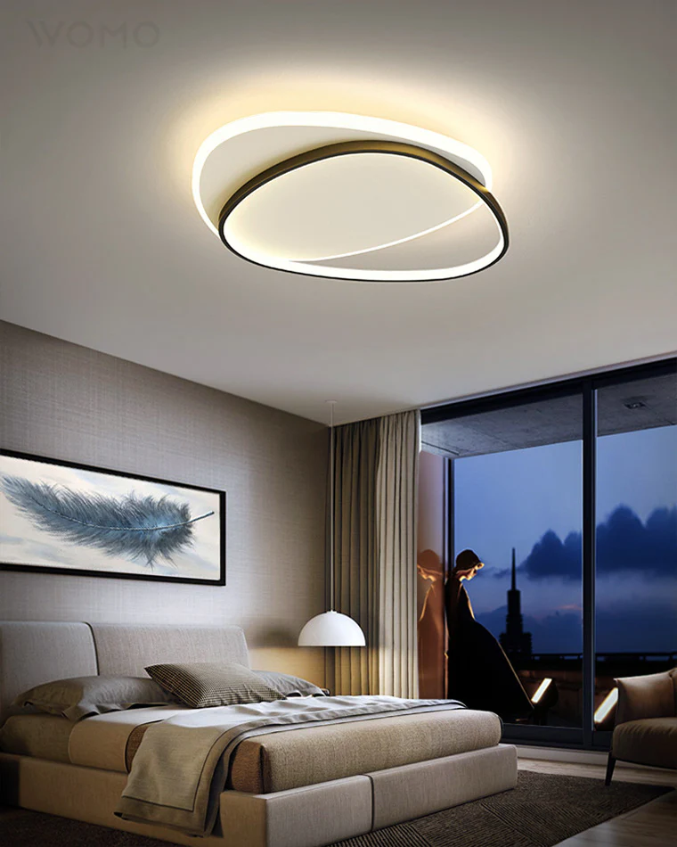 WOMO Geometric Flat Ceiling Light-WM1031 - Image 8