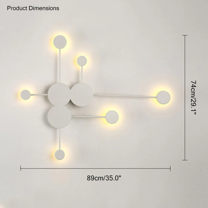 WOMO Multi-light Sculptural Wall Sconce-WM6011 - Image 27