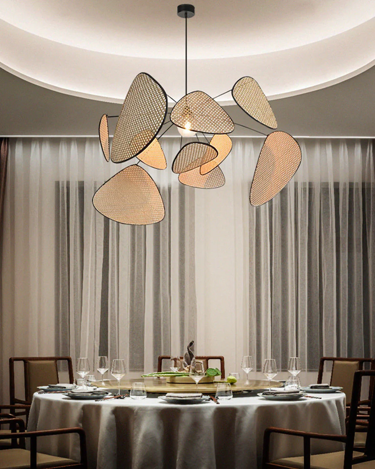 WOMO Rattan Pendant Light-WM2074 - Image 12