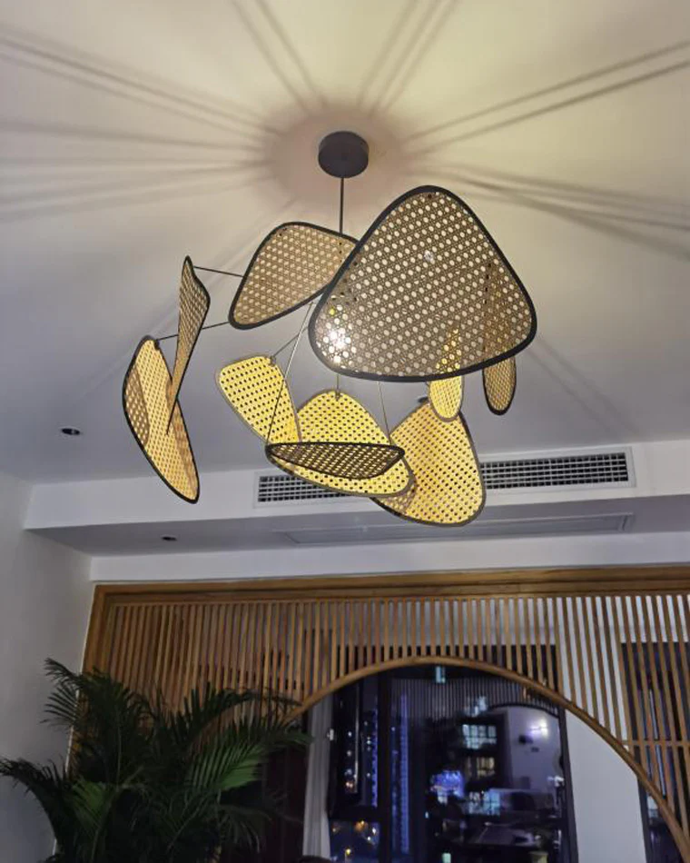 WOMO Rattan Pendant Light-WM2074 - Image 14