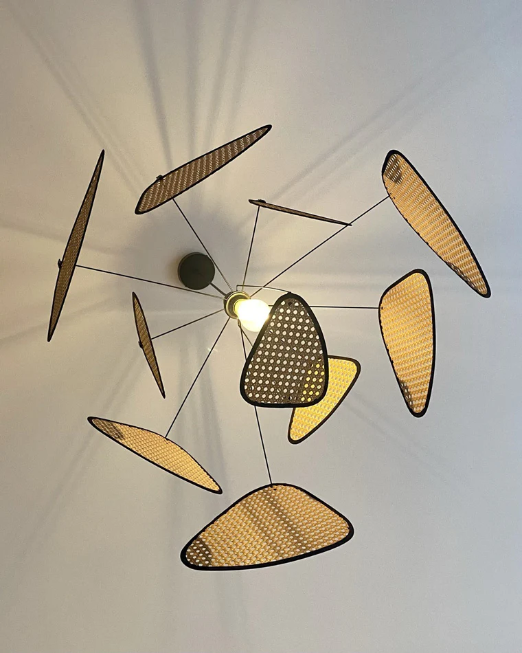 WOMO Rattan Pendant Light-WM2074 - Image 15