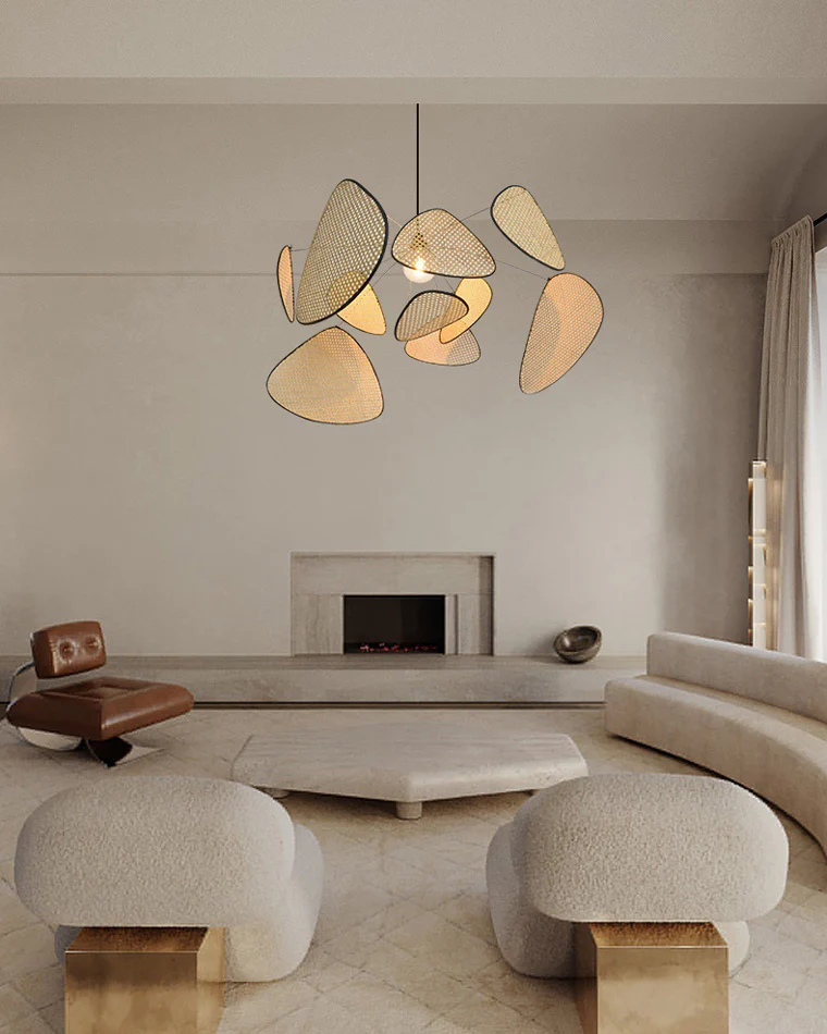 WOMO Rattan Pendant Light-WM2074 - Image 3