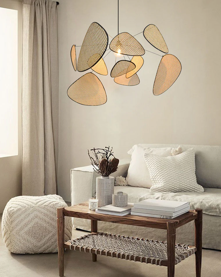 WOMO Rattan Pendant Light-WM2074 - Image 4
