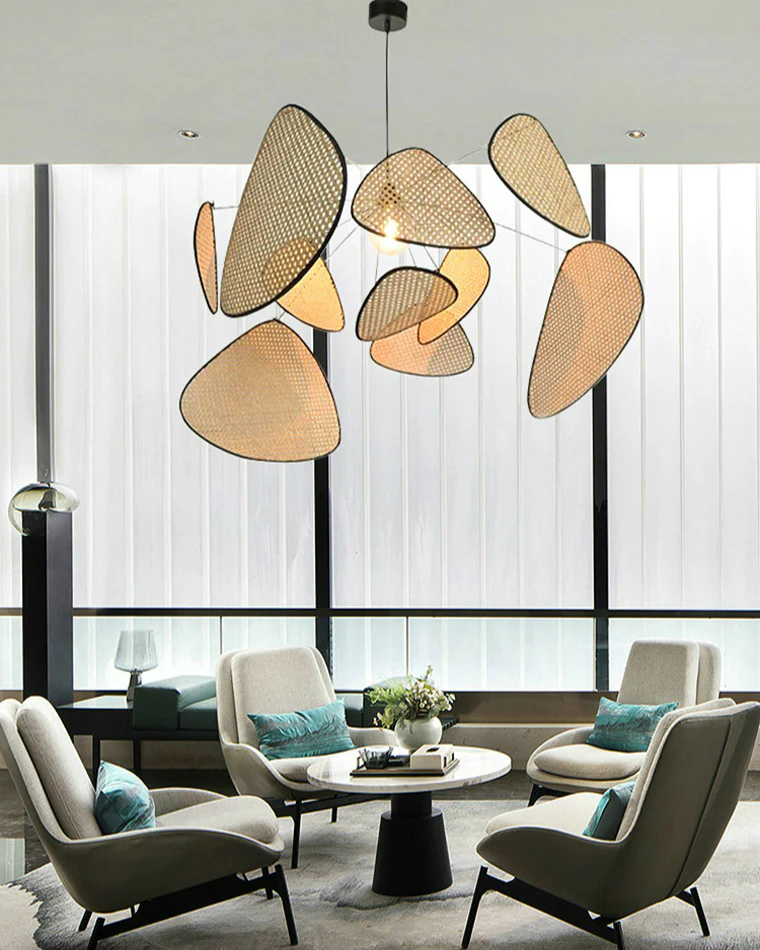 WOMO Rattan Pendant Light-WM2074 - Image 5