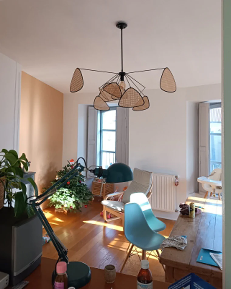 WOMO Rattan Pendant Light-WM2074 - Image 6