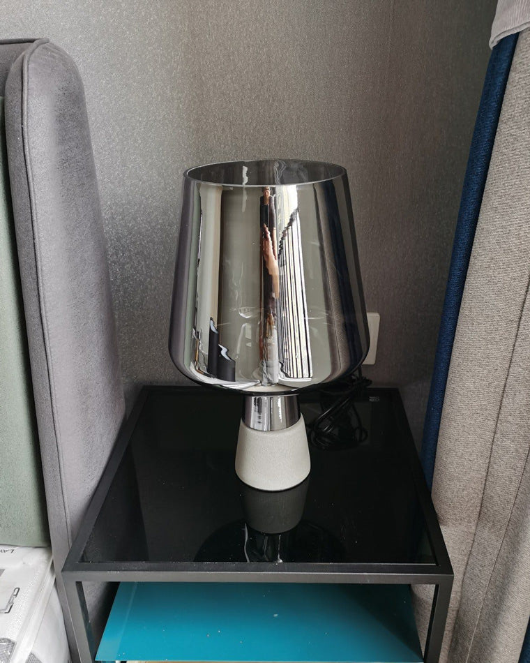 WOMO Smoked Glass Table Lamp-WM8018 - Image 10