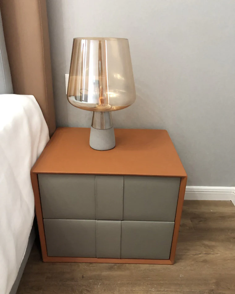 WOMO Smoked Glass Table Lamp-WM8018 - Image 12