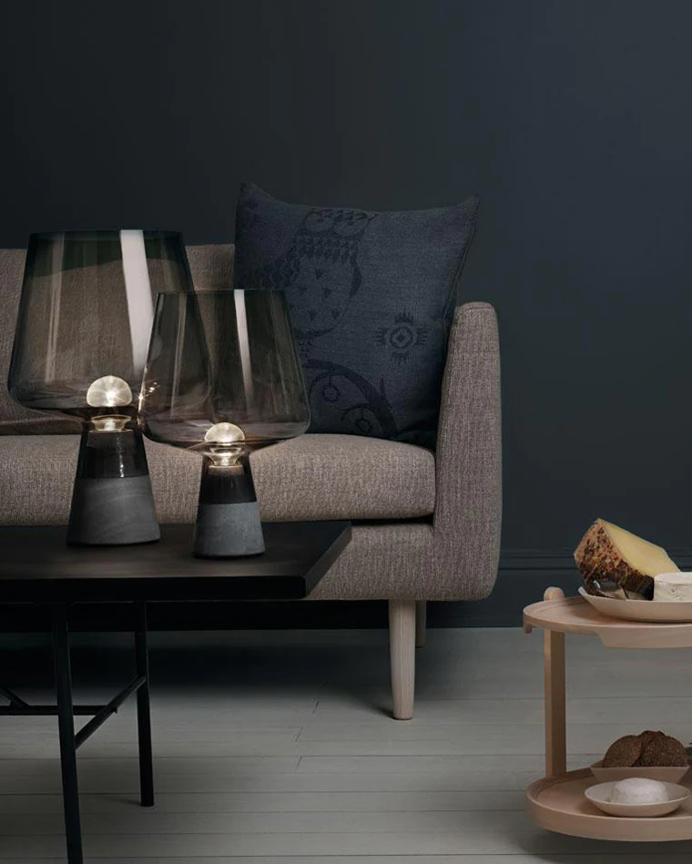 WOMO Smoked Glass Table Lamp-WM8018 - Image 2