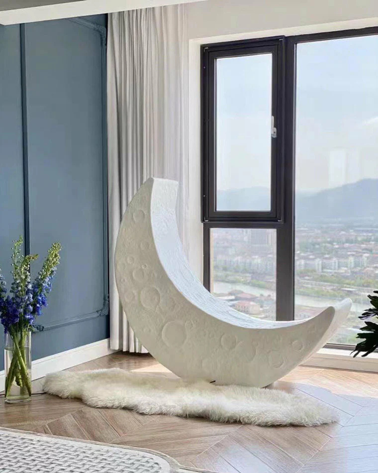 WOMO Crescent Moon Floor Lamp-WM7021 - Image 15