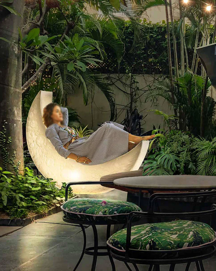 WOMO Crescent Moon Floor Lamp-WM7021 - Image 25
