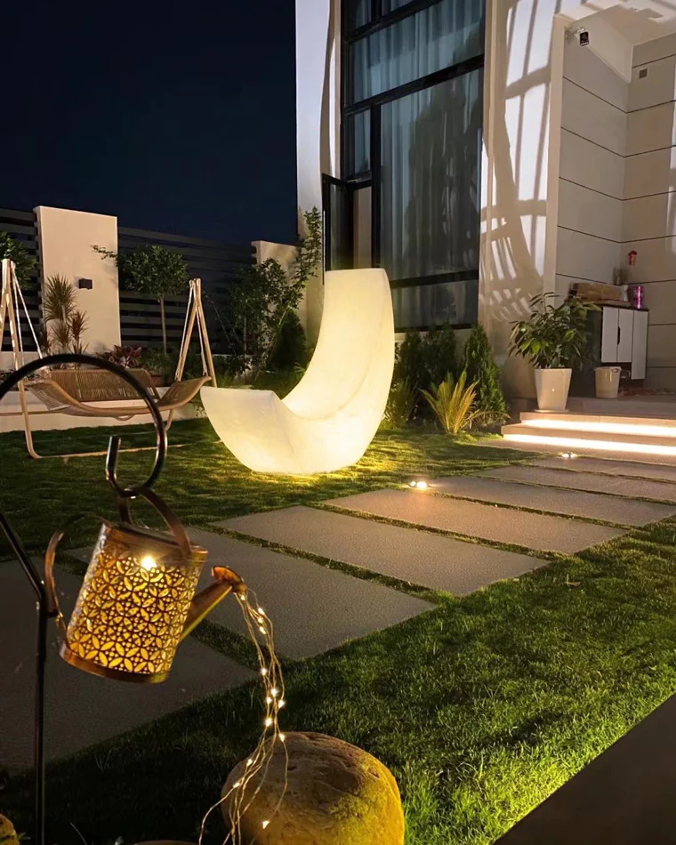 WOMO Crescent Moon Floor Lamp-WM7021 - Image 27