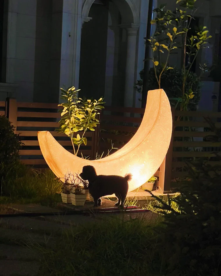 WOMO Crescent Moon Floor Lamp-WM7021 - Image 34