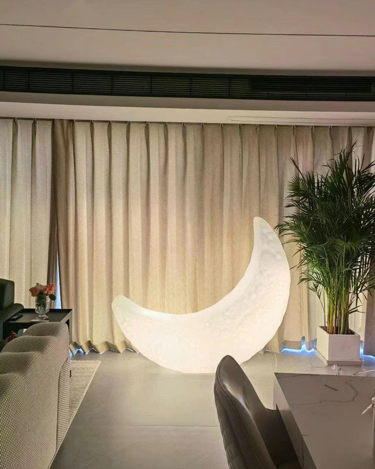 WOMO Crescent Moon Floor Lamp-WM7021 - Image 5