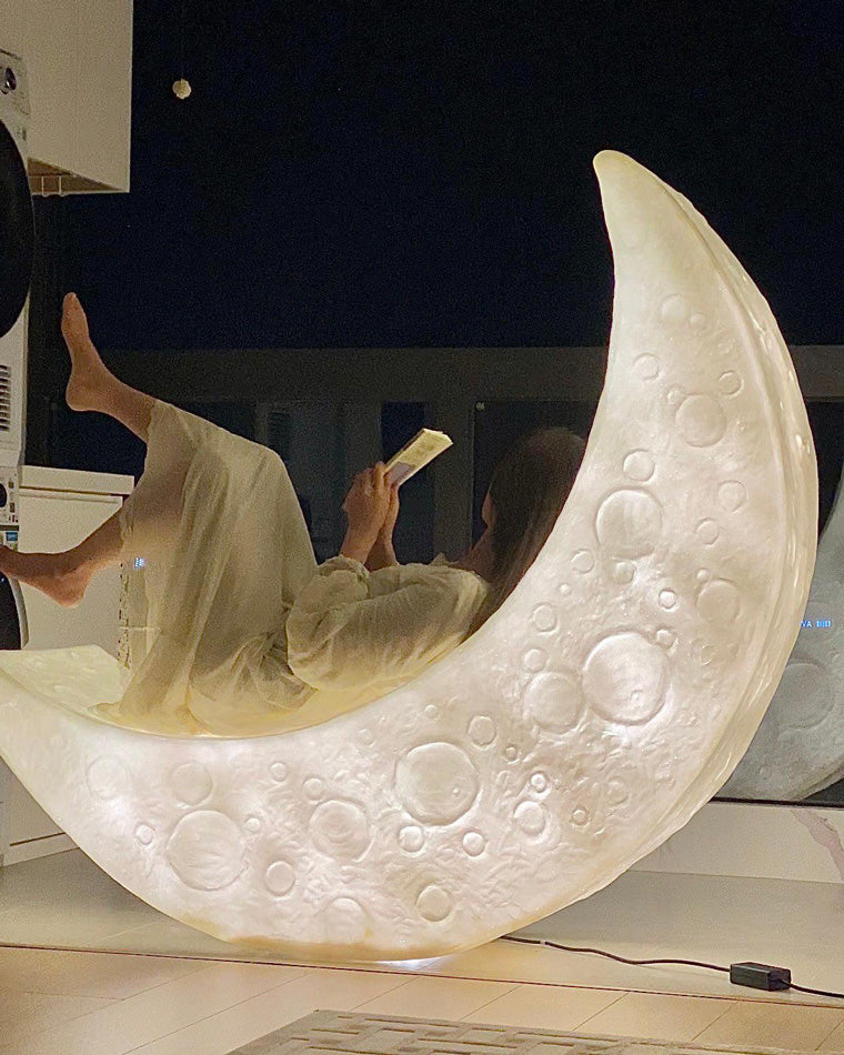 WOMO Crescent Moon Floor Lamp-WM7021 - Image 7