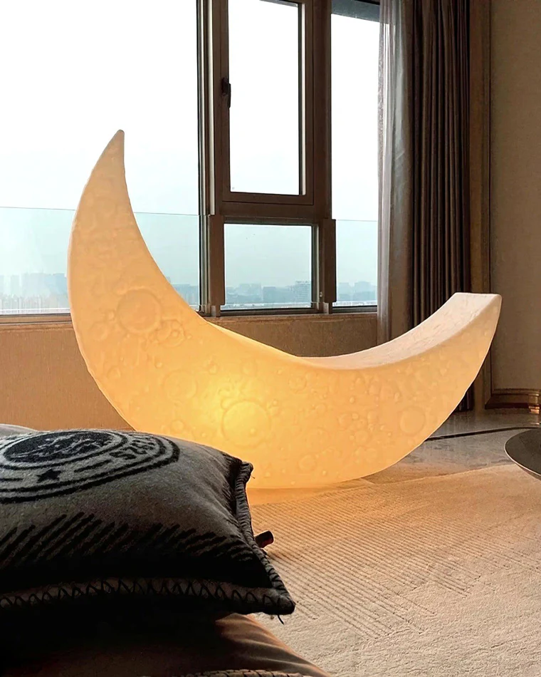 WOMO Crescent Moon Floor Lamp-WM7021 - Image 8